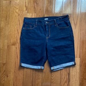 Old Navy Blue Jean Shorts with Cuffed Hem